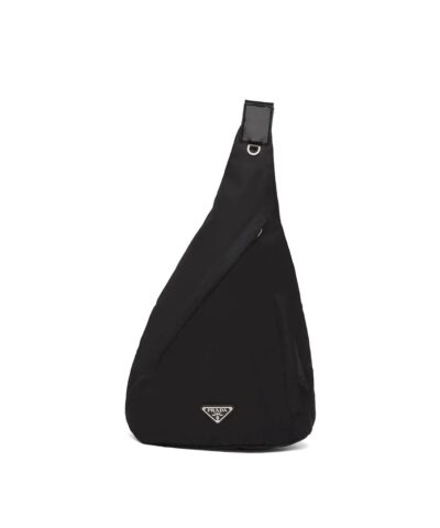 Prada Re-Nylon Logo-Plaque Backpack - Image 3