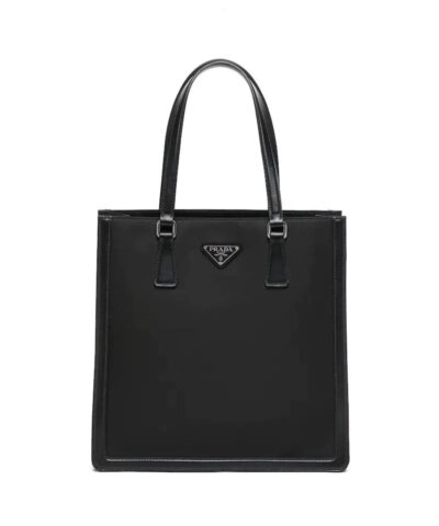 Prada Leather and Nylon Tote Bag-20253502