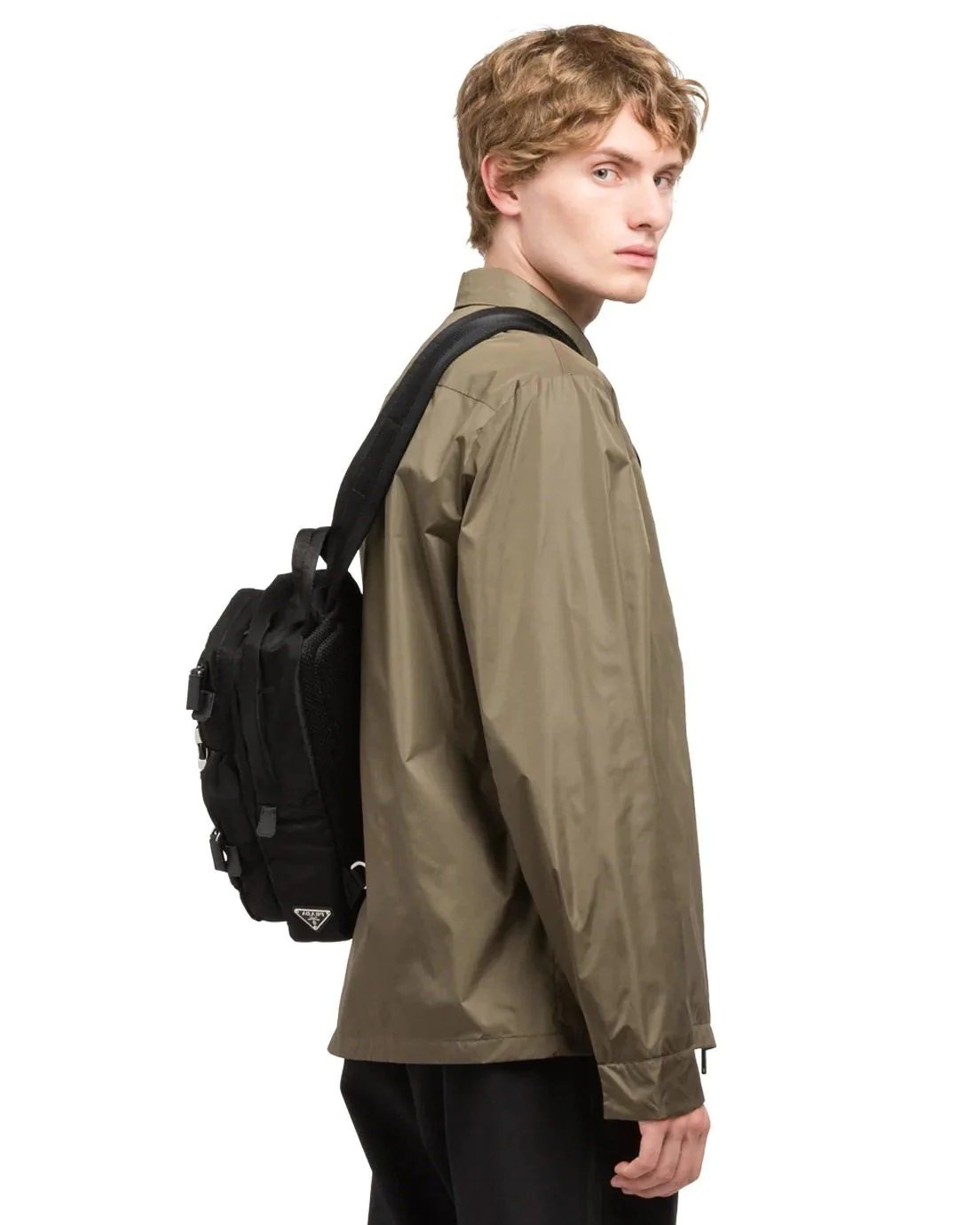 Alternative view of Prada Nylon Backpack In Black