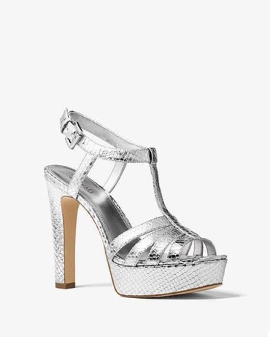 Michael Michael Kors Catalina Glitter T-Strap Platform Sandals-20227062