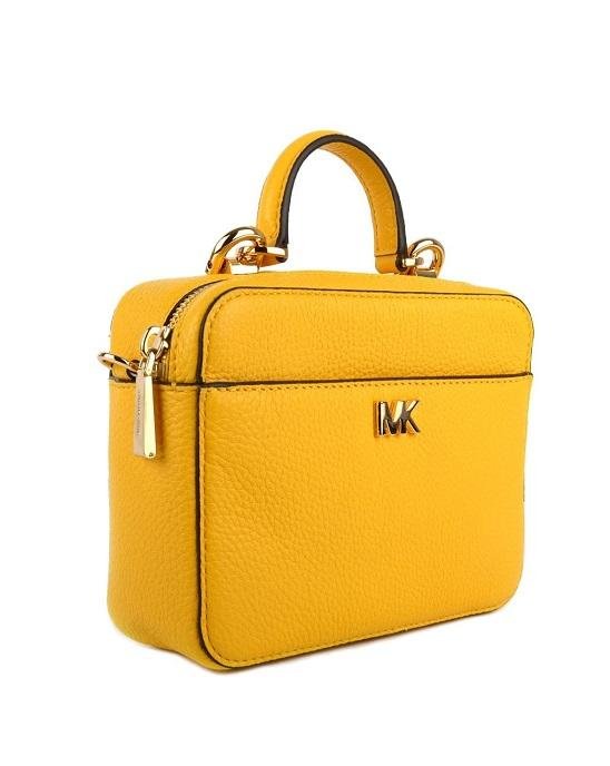 Alternative view of MICHAEL Michael Kors Mott Mini Sunflower Leather Crossbody