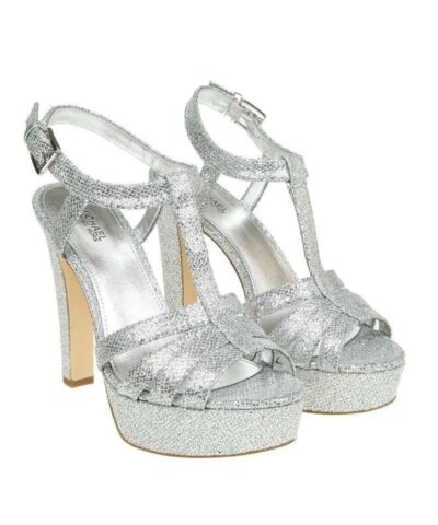 products michael kors silver Silver Catalina Sandals