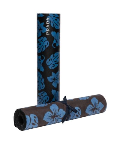 Prada Blue Flowers Yoga Mat-20246479