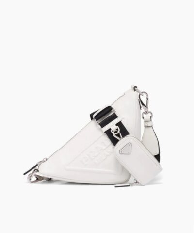 Prada Leather Prada Triangle Shoulder Bag-20245216