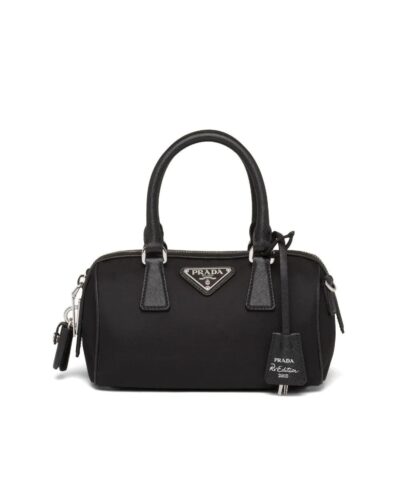 Prada Re-Edition 2005 Nylon Bag, Black-20253645