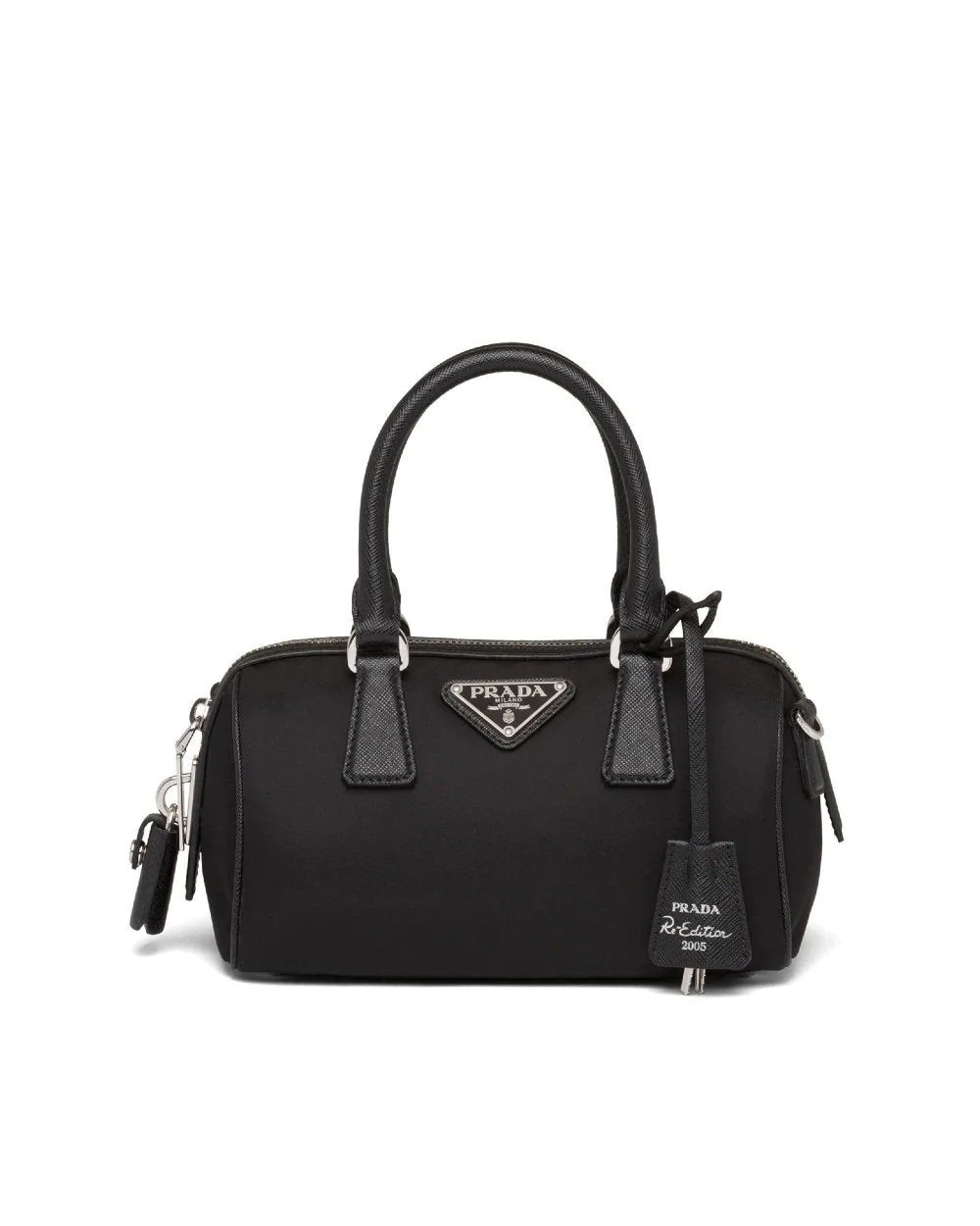 Prada Re-Edition 2005 Nylon Bag, Black-20253645
