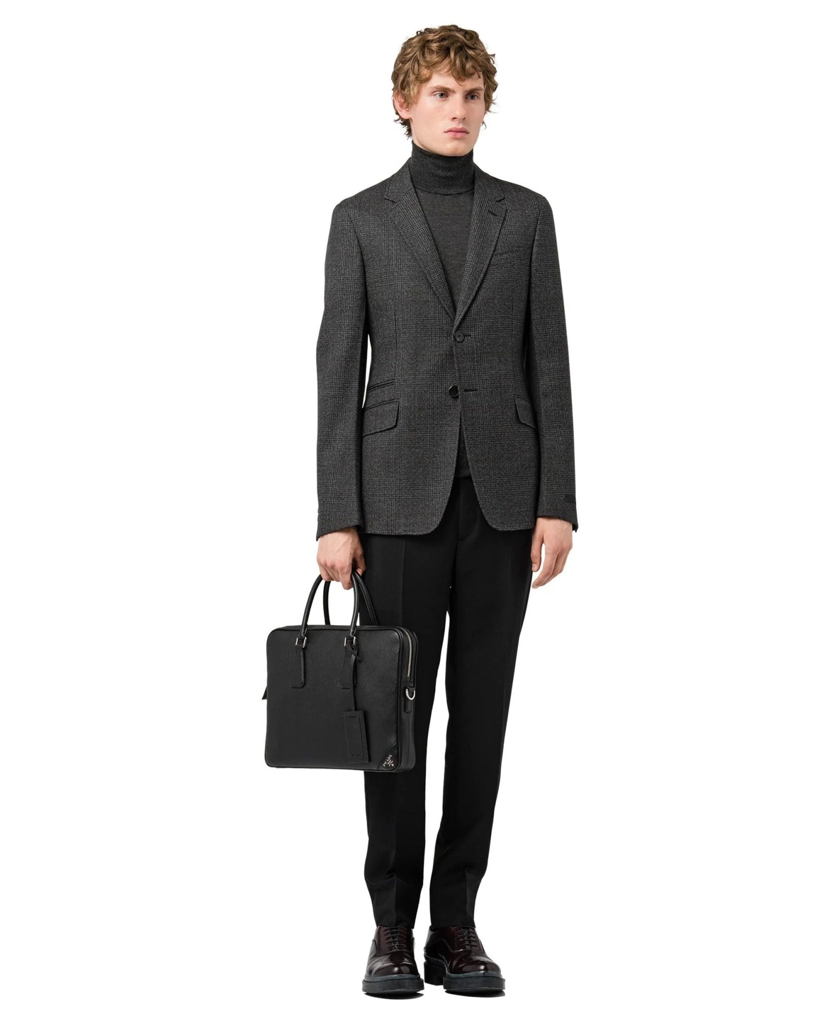 Alternative view of Prada Saffiano Leather Briefcase