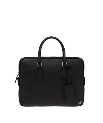 Prada Saffiano Leather Briefcase-20253637