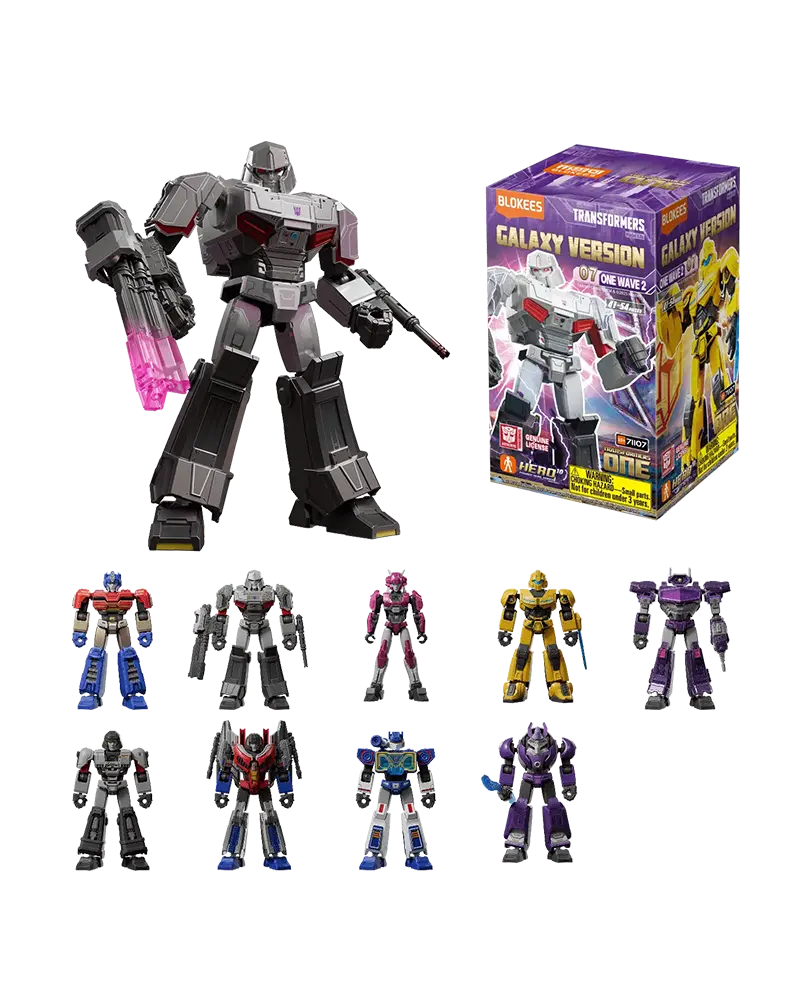 Alternative view of Blokees Figures | Transformers Galaxy Version 07 One Wave 2