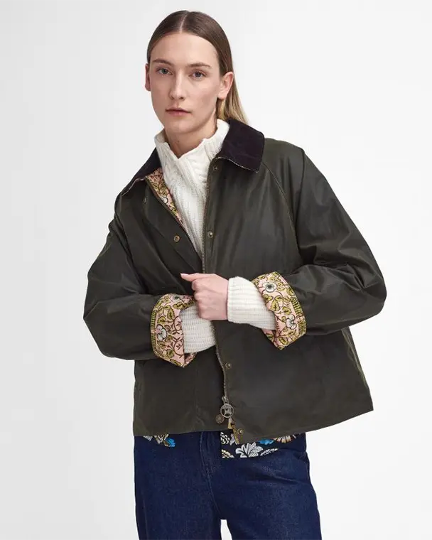 Barbour x William Morris Gallery Rendall Waxed Jacket