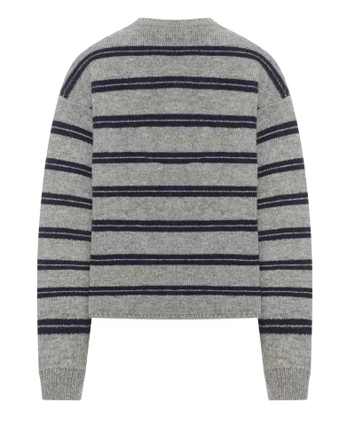 Miu Miu Striped-Pattern Cardigan - Image 6
