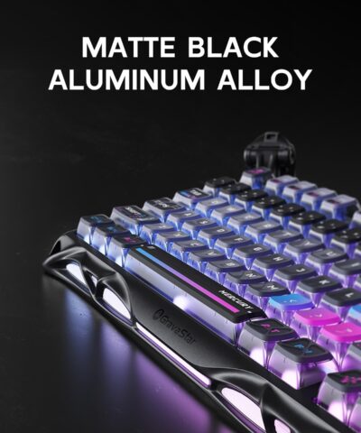 Damulin Hot-Swappable Wireless Mechanical Keyboard - K1 Pro 75% Layout, RGB, Aluminum Alloy - Image 7
