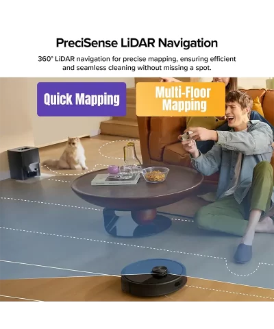 Roborock Q7 M5+ Robot Vacuum & Mop with Self-Emptying, 10,000Pa Suction, and LiDAR Navigation - Image 6