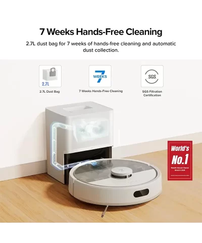Roborock Q7 M5+ Robot Vacuum & Mop with Self-Emptying, 10,000Pa Suction, and LiDAR Navigation - Image 11