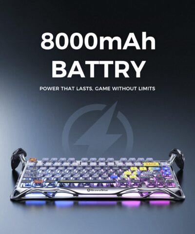 Damulin Hot-Swappable Wireless Mechanical Keyboard - K1 Pro 75% Layout, RGB, Aluminum Alloy - Image 17