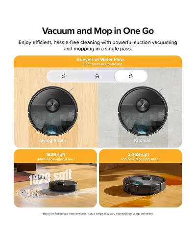 Roborock Q7 M5+ Robot Vacuum & Mop with Self-Emptying, 10,000Pa Suction, and LiDAR Navigation - Image 5