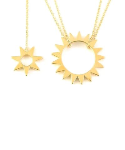 Apm Monaco Adjustable Necklace Whit Double Sun Pendants 20251072 2