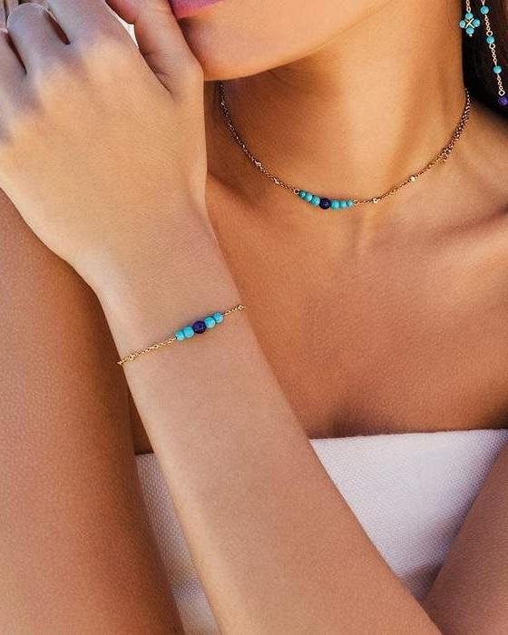 Alternative view of Apm Monaco Dainty Chain Adjustable Bracelet