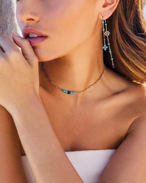 Alternative view of Apm Monaco Dainty Chain Adjustable Necklace