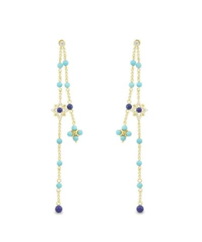 Apm Monaco Dainty Chain Drop Earrings-20251087