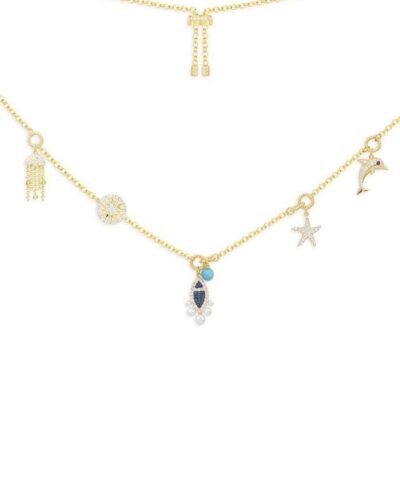 Apm Monaco Elements Of The Sea Adjustable Necklace-20251553