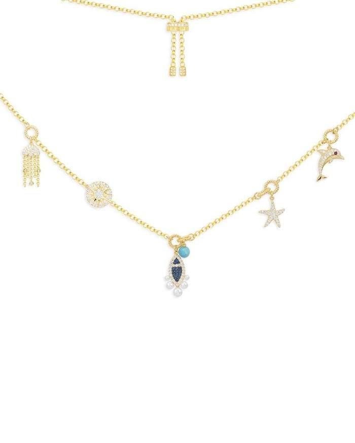 Apm Monaco Elements Of The Sea Adjustable Necklace-20251553