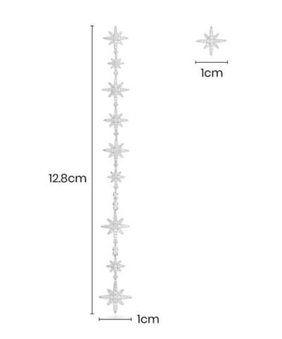 Apm Monaco Long Asymmetric Meteorites Earring And Its Stud Silver 20255690 2