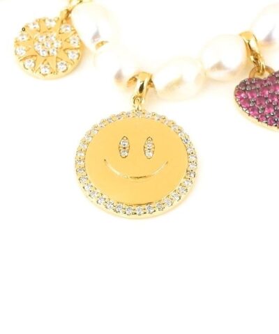 Apm Monaco Pearl & Lucky Charm Adjustable Necklace - Image 4