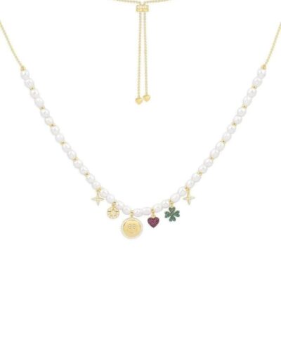 Apm Monaco Pearl & Lucky Charm Adjustable Necklace-20251563