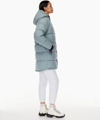 Aritzia The Super Puff™ Blue Mid-Length Goose-Down Puffer Jacket - Image 3