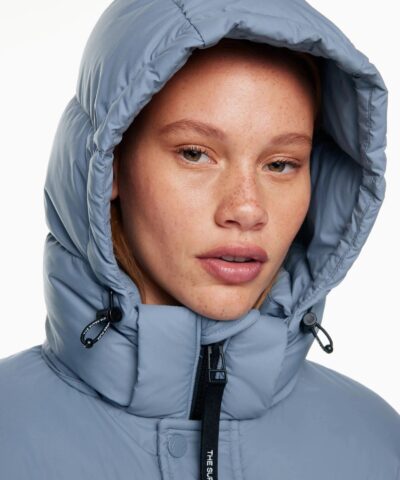 Aritzia The Super Puff%E2%84%A2 Blue Shorty Cropped Goose Down Puffer Jacket 20236287 4