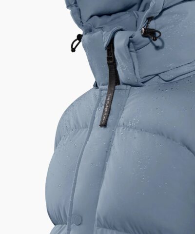 Aritzia The Super Puff%E2%84%A2 Blue Shorty Cropped Goose Down Puffer Jacket 20236287 9