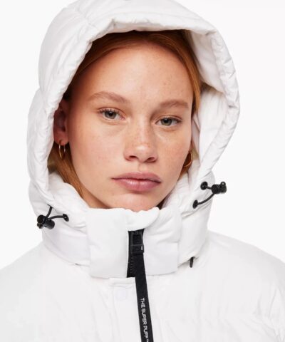 Aritzia The Super Puff™ White Shorty Cropped Goose-Down Puffer Jacket - Image 4