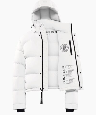 Aritzia The Super Puff™ White Shorty Cropped Goose-Down Puffer Jacket - Image 8