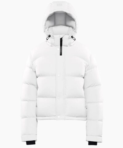 Aritzia The Super Puff™ White Shorty Cropped Goose-Down Puffer Jacket-20236277