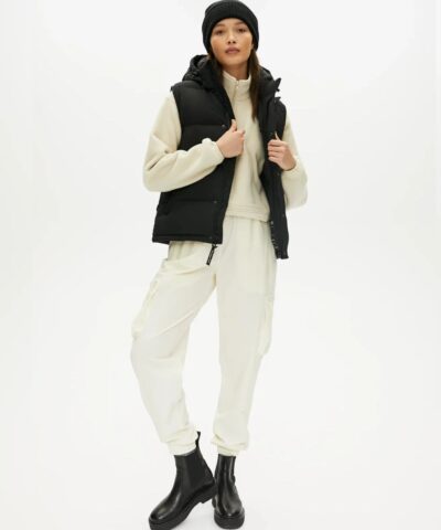 Aritzia Tna The Super Puff%E2%84%A2 Black Vest Goose Down Puffer Vest 20236249 1