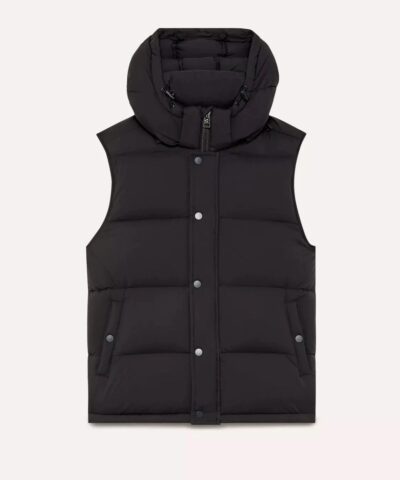 Aritzia Tna The Super Puff™ Black Vest Goose-Down Puffer Vest-20236253