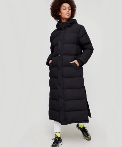 Aritzia Tna The Super Puff™ Long puffer Jacket In Black-20236312