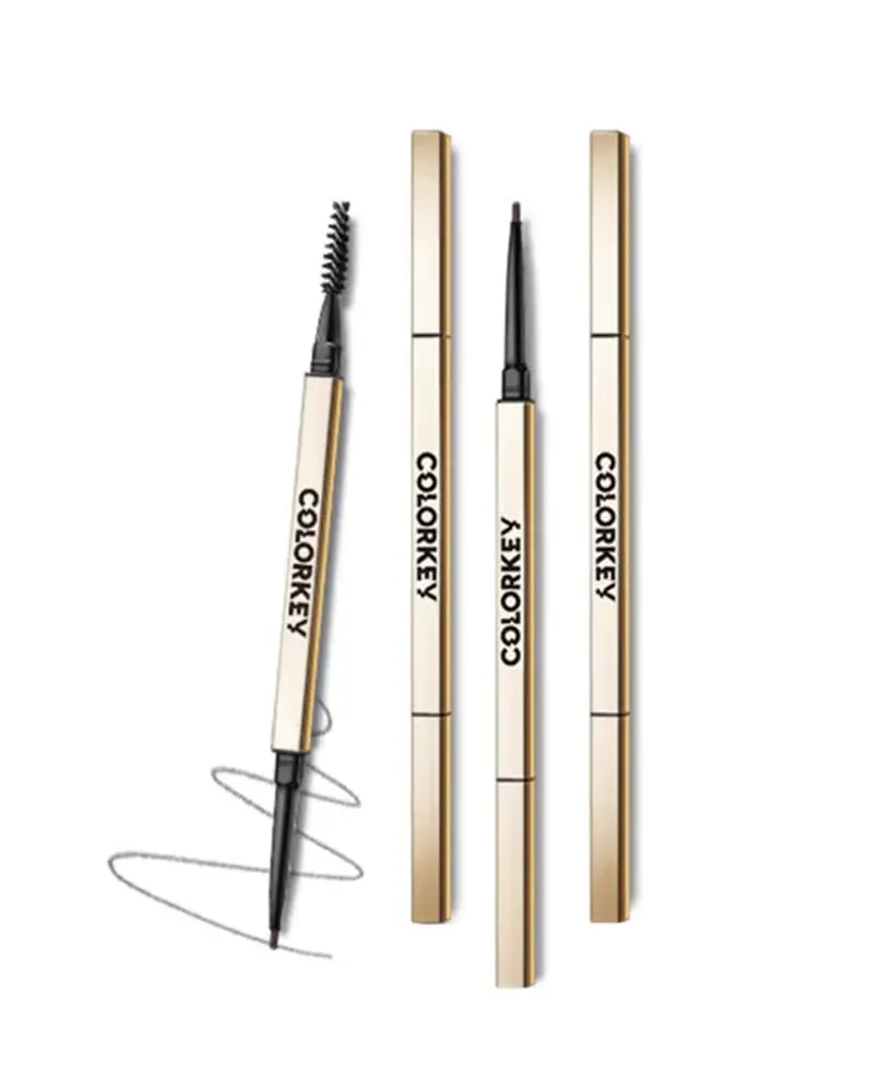 Colorkey Triangle Chiseled Eyebrow Pencil Dual-ended Waterproof Lasting Beginner Makeup