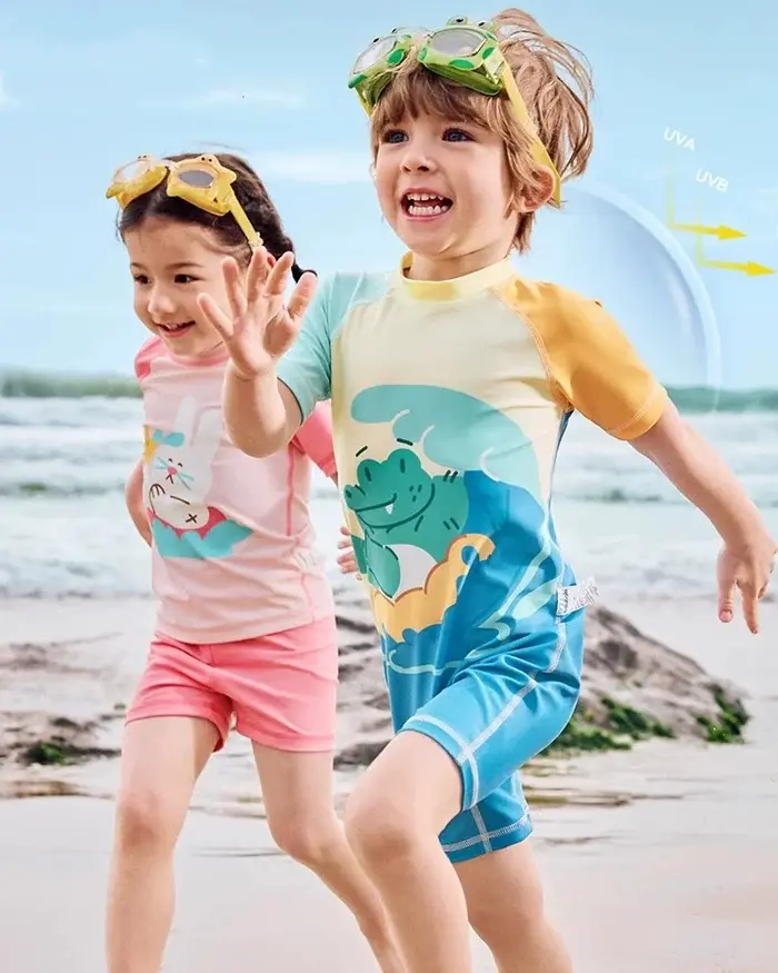Alternative view of Toddler unisex One-Piece Swimsuit