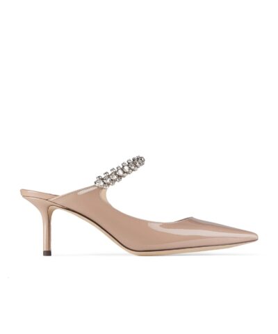 Jimmy Choo Bing 65 Ballet Pink Patent Pump-20242270