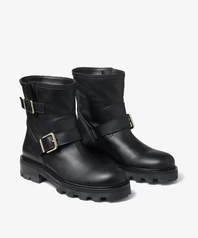 Alternative view of Jimmy Choo Black Smooth Leather Youth II Boots