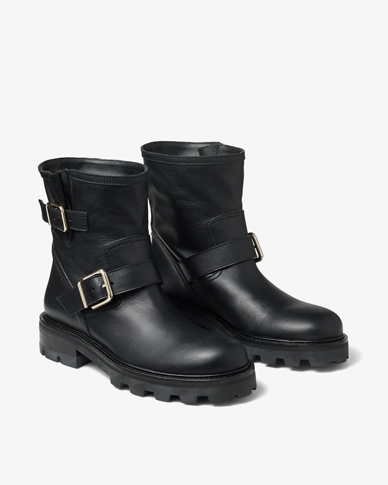 Alternative view of Jimmy Choo Black Smooth Leather Youth II Boots