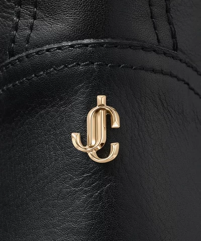 Jimmy Choo Black Smooth Leather Youth II Boots - Image 4