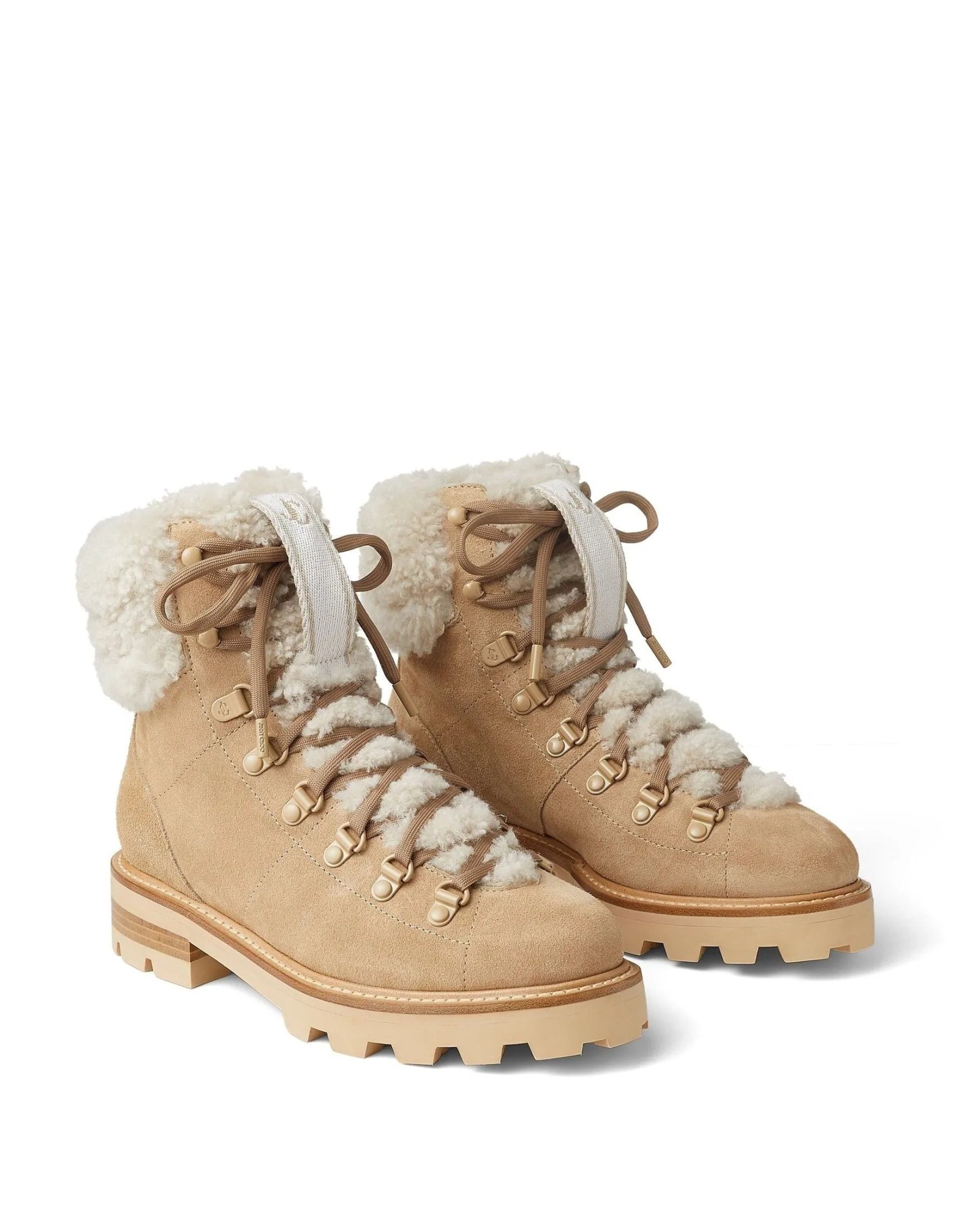 Alternative view of Jimmy Choo Eshe Shearling-Lined Suede Ankle Boots