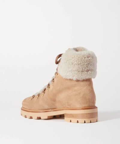 Jimmy Choo Eshe Shearling-Lined Suede Ankle Boots - Image 3