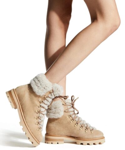 Jimmy Choo Eshe Shearling-Lined Suede Ankle Boots - Image 4