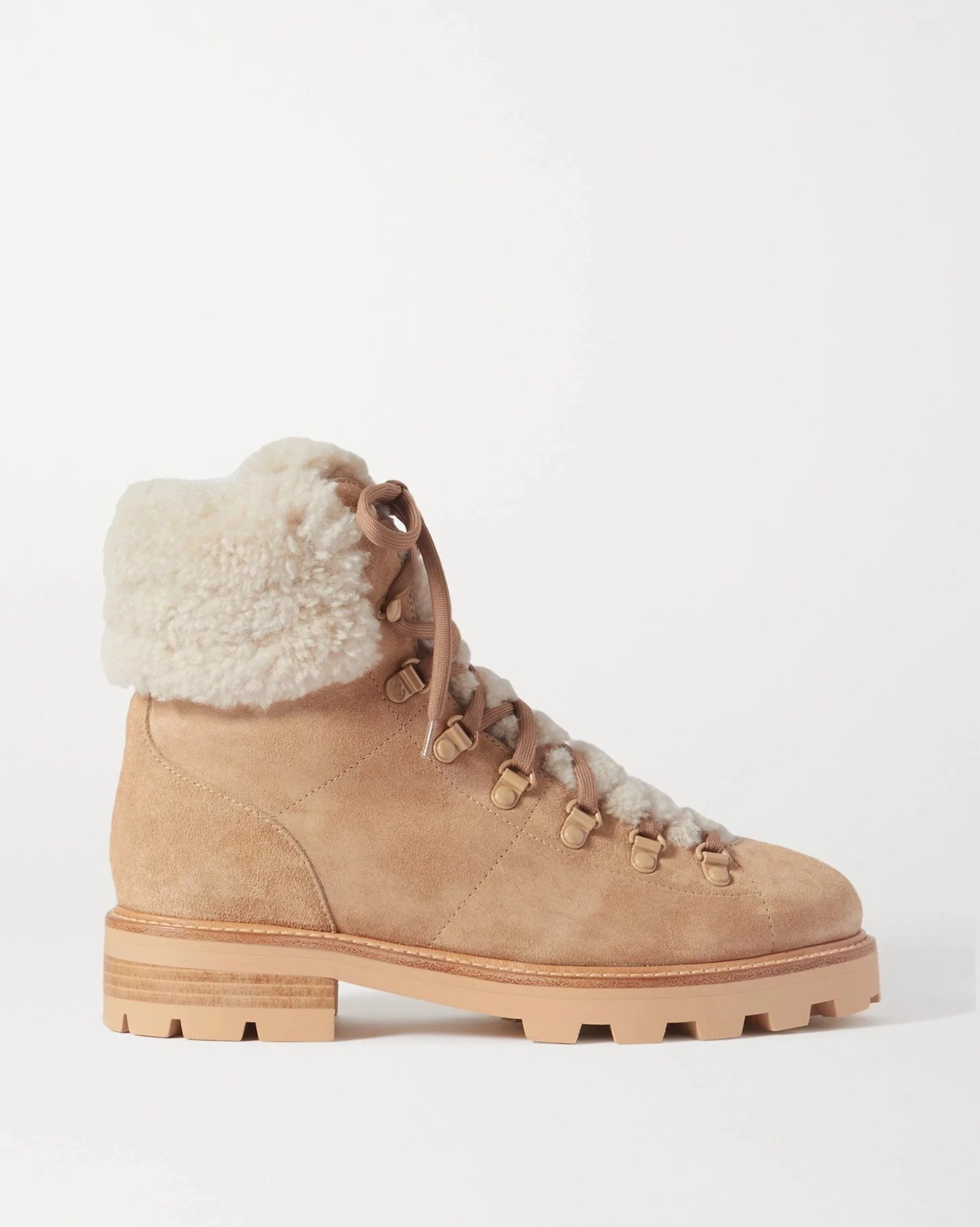 Jimmy Choo Eshe Shearling-Lined Suede Ankle Boots-20260702