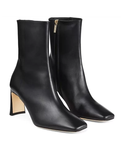 Alternative view of Jimmy Choo Kinsey 95 Leather Ankle Boots in Black