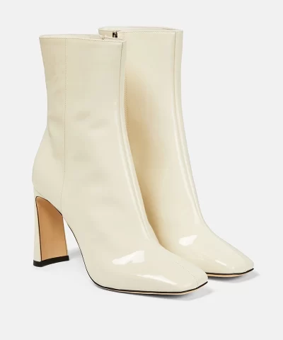 Jimmy Choo Kinsey 95 Leather Ankle Boots in Black - Image 6
